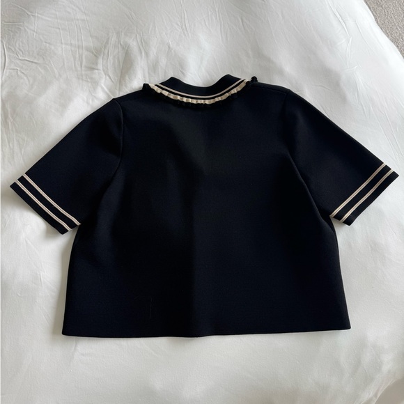 Sandro ‘S’ Embroidered Collared Shirt - Picture 2 of 6